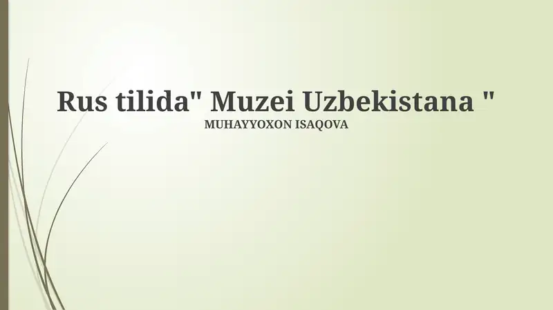 Xiva Muzeylari 1