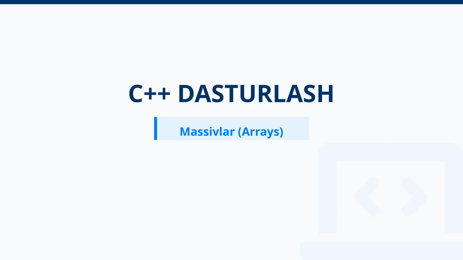 massivlar 1