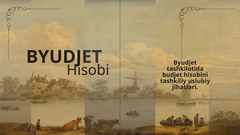 Byudjet hisobi 1