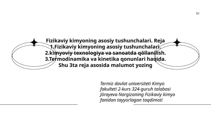 Fizikaviy kimyoning asosiy tushunchalari 1