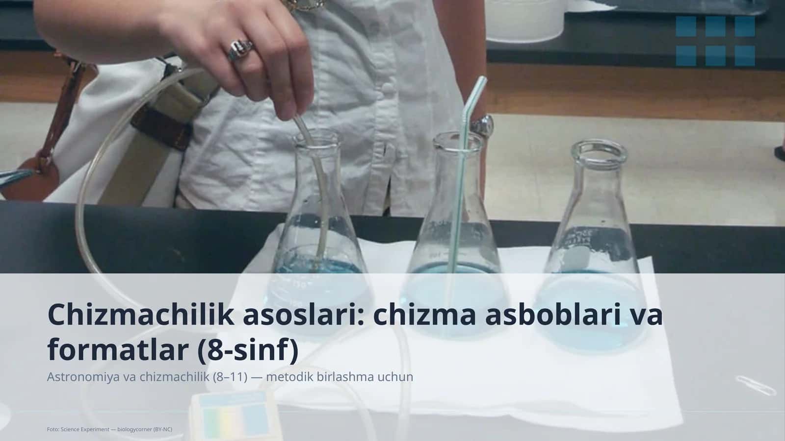 Chizmachilik asoslari: chizma asboblari va formatlar (8-sinf) 1