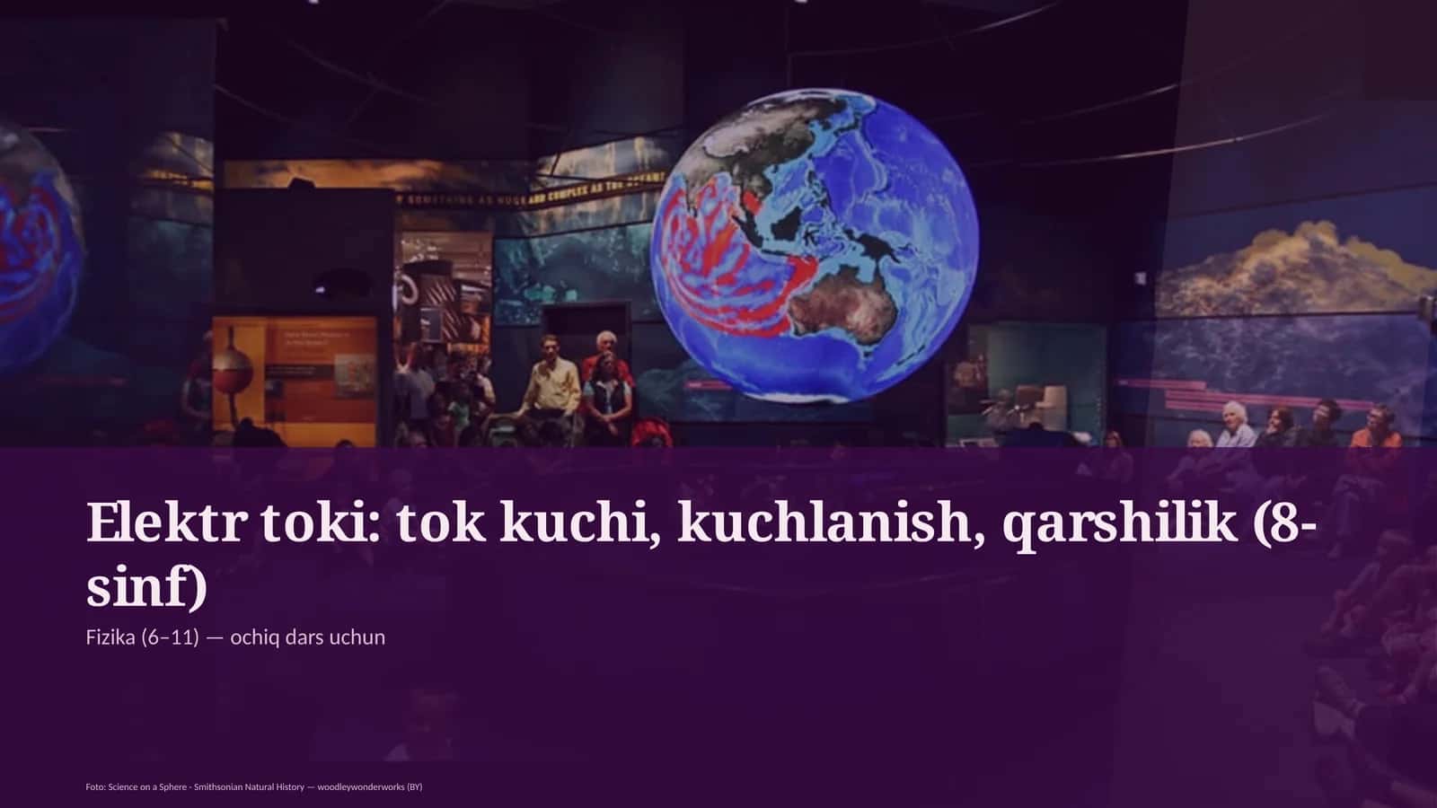 Elektr toki: tok kuchi, kuchlanish, qarshilik (8-sinf) 1