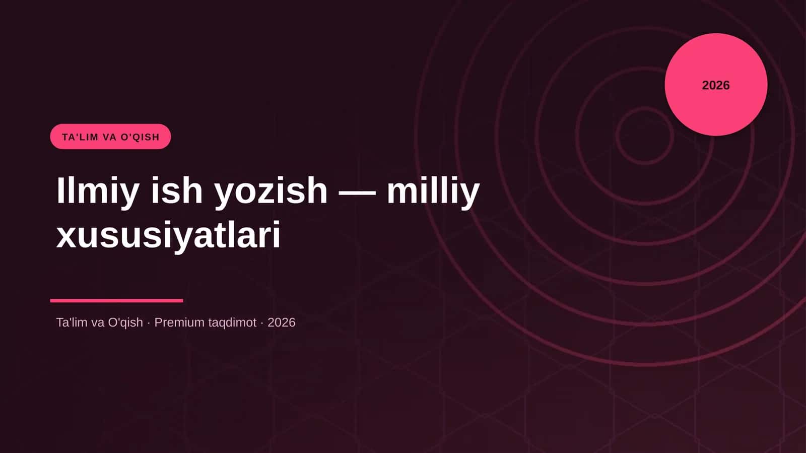 Ilmiy ish yozish — milliy xususiyatlari 1