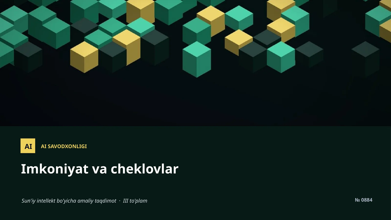 AI SAVODXONLIGI 1