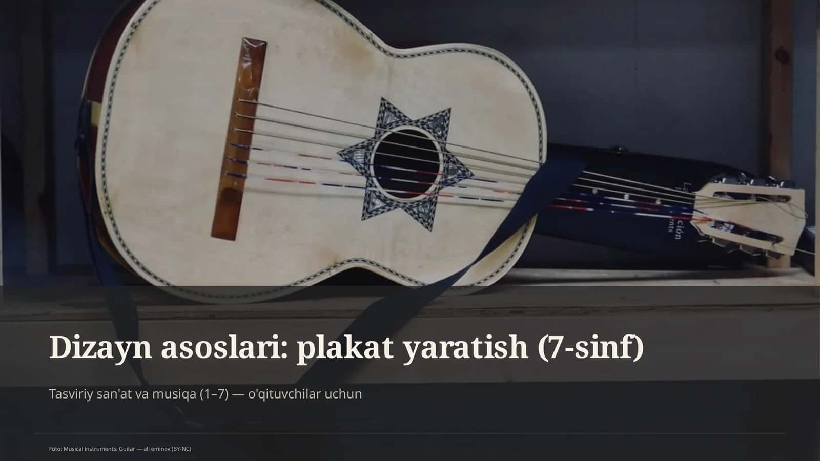 Tasviriy san'at va musiqa (1–7) — o'qituvchilar uchun 1