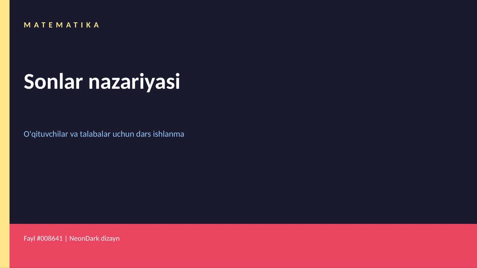 MATEMATIKA 1