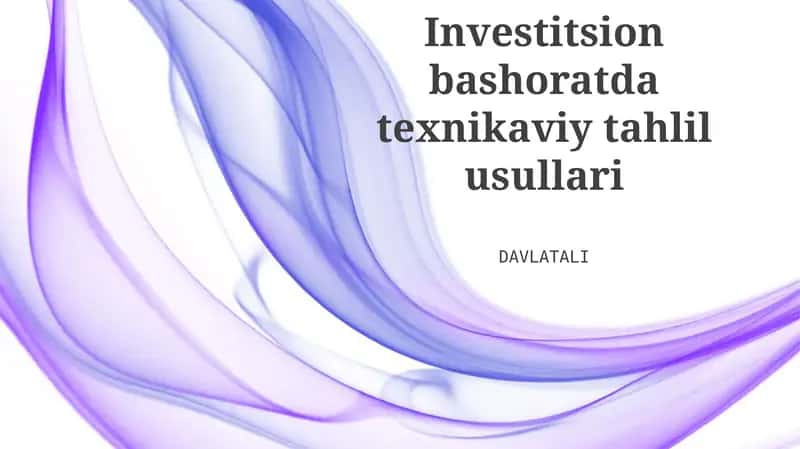Mashhur Texnik Ko'rsatkichlar va Grafik Naqshlari 1