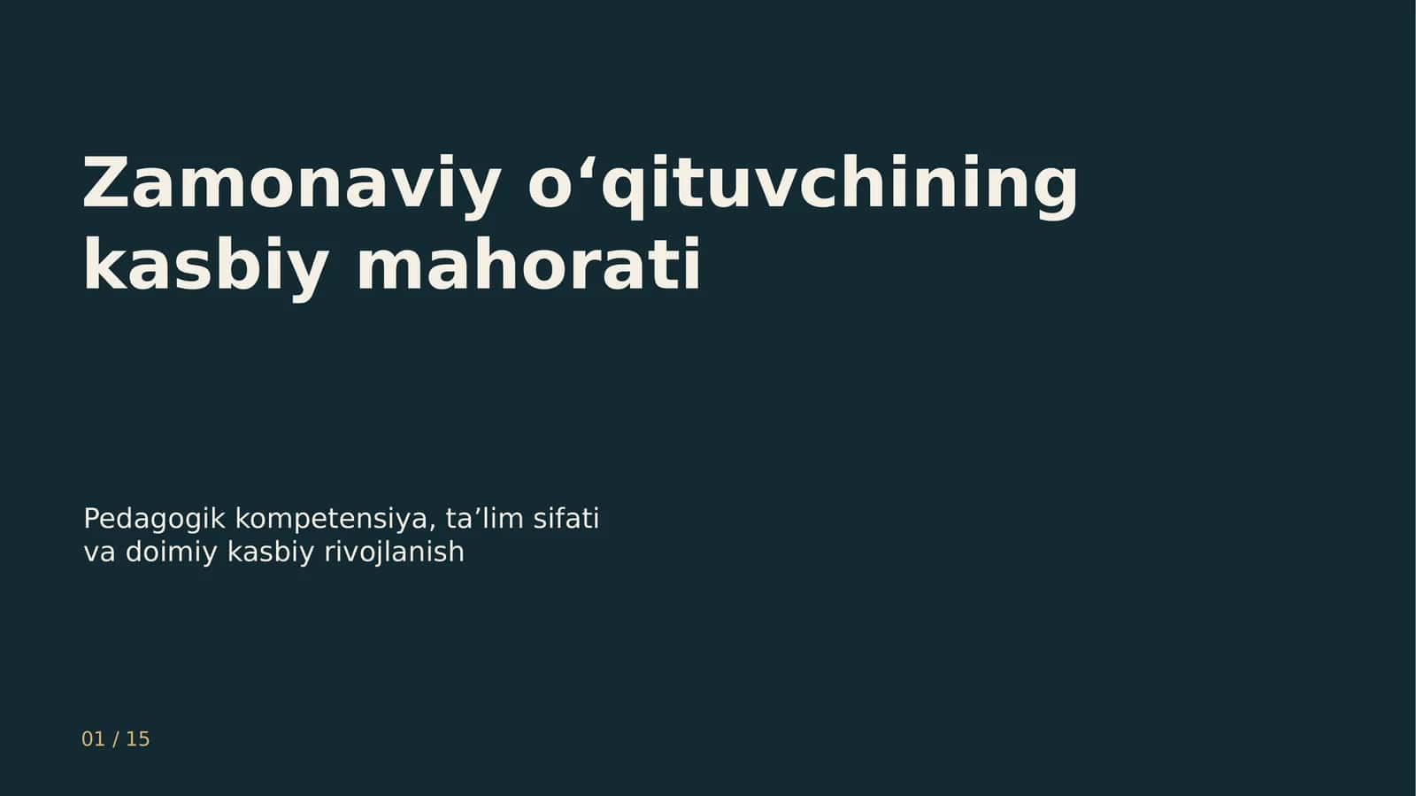 pedagogika 1