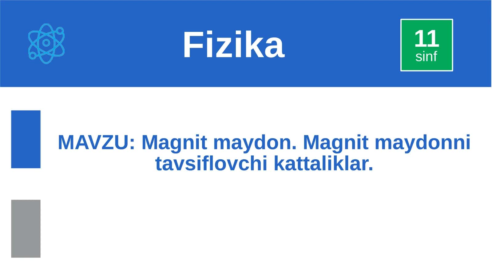 Magnit maydon 1