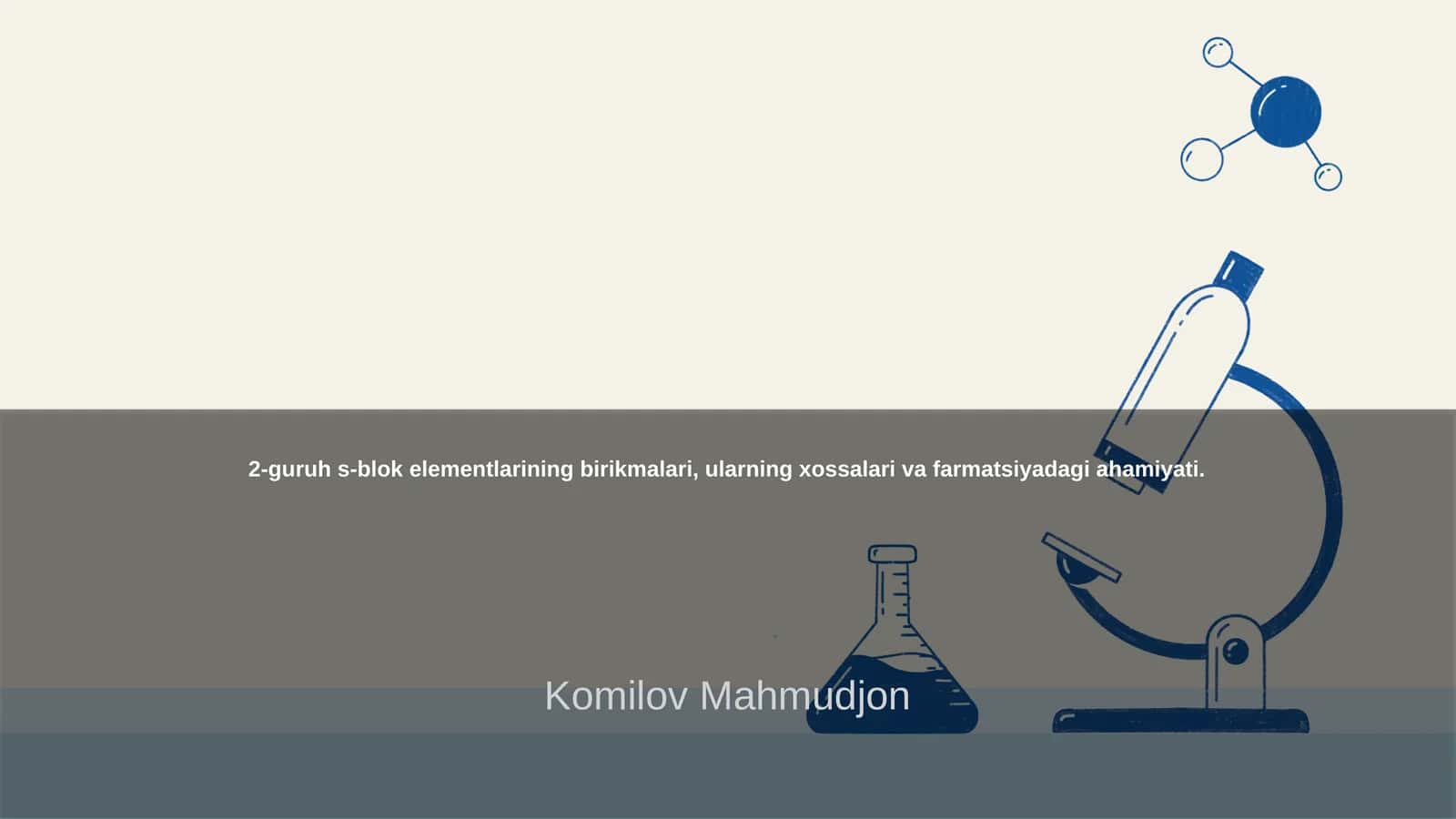 2-guruh s-blok elementlarining birikmalari, ularning xossalari va farmatsiyadagi ahamiyati 1