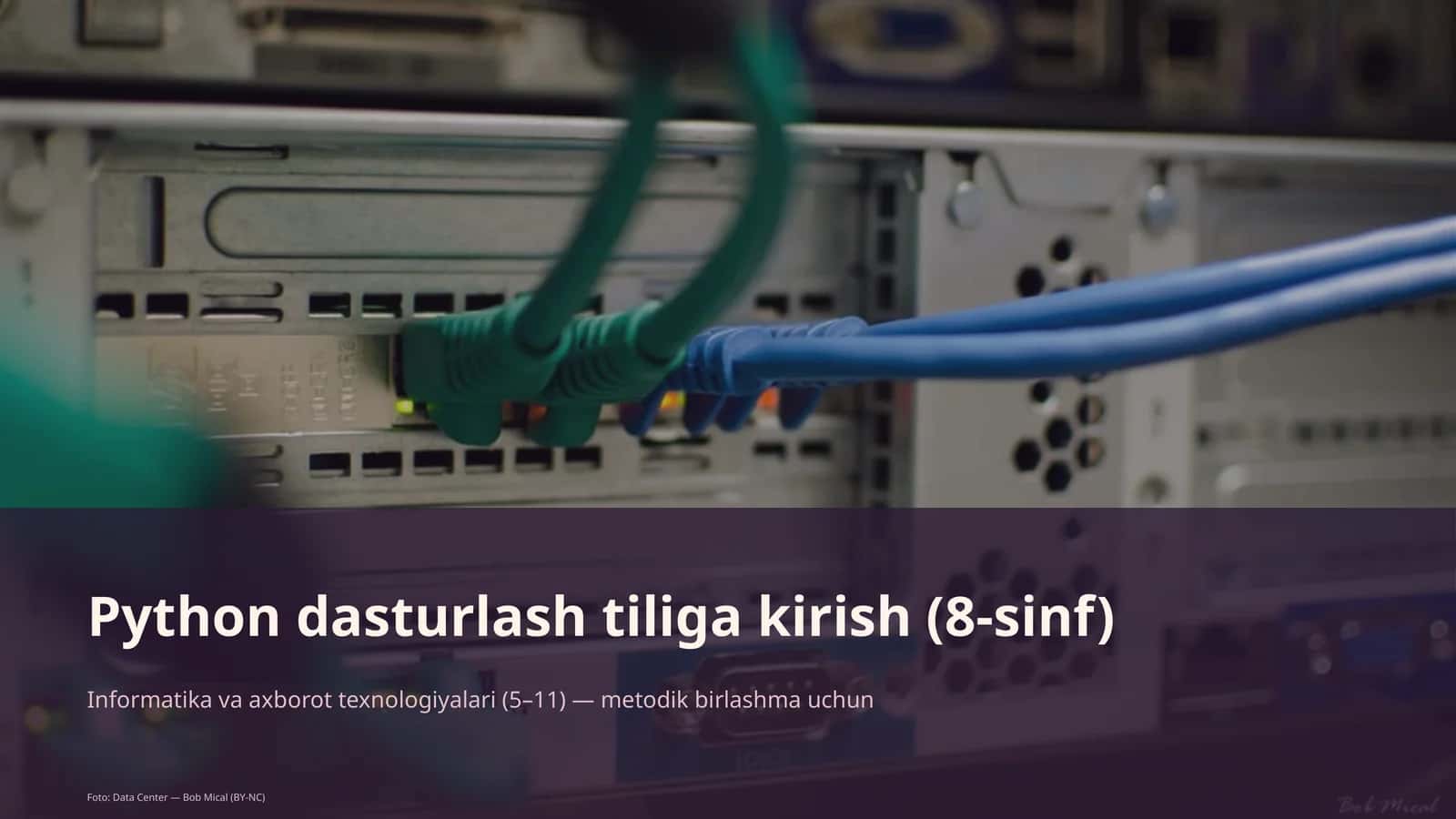 Python dasturlash tiliga kirish (8-sinf) 1