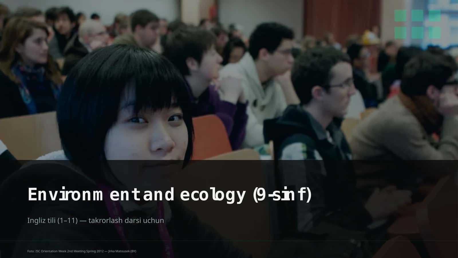 Environment and ecology (9-sinf) 1