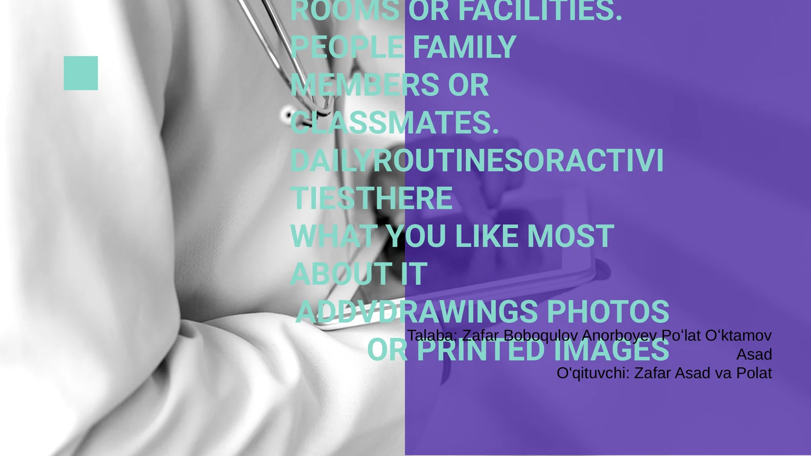 POSTER PRESENTATION 1