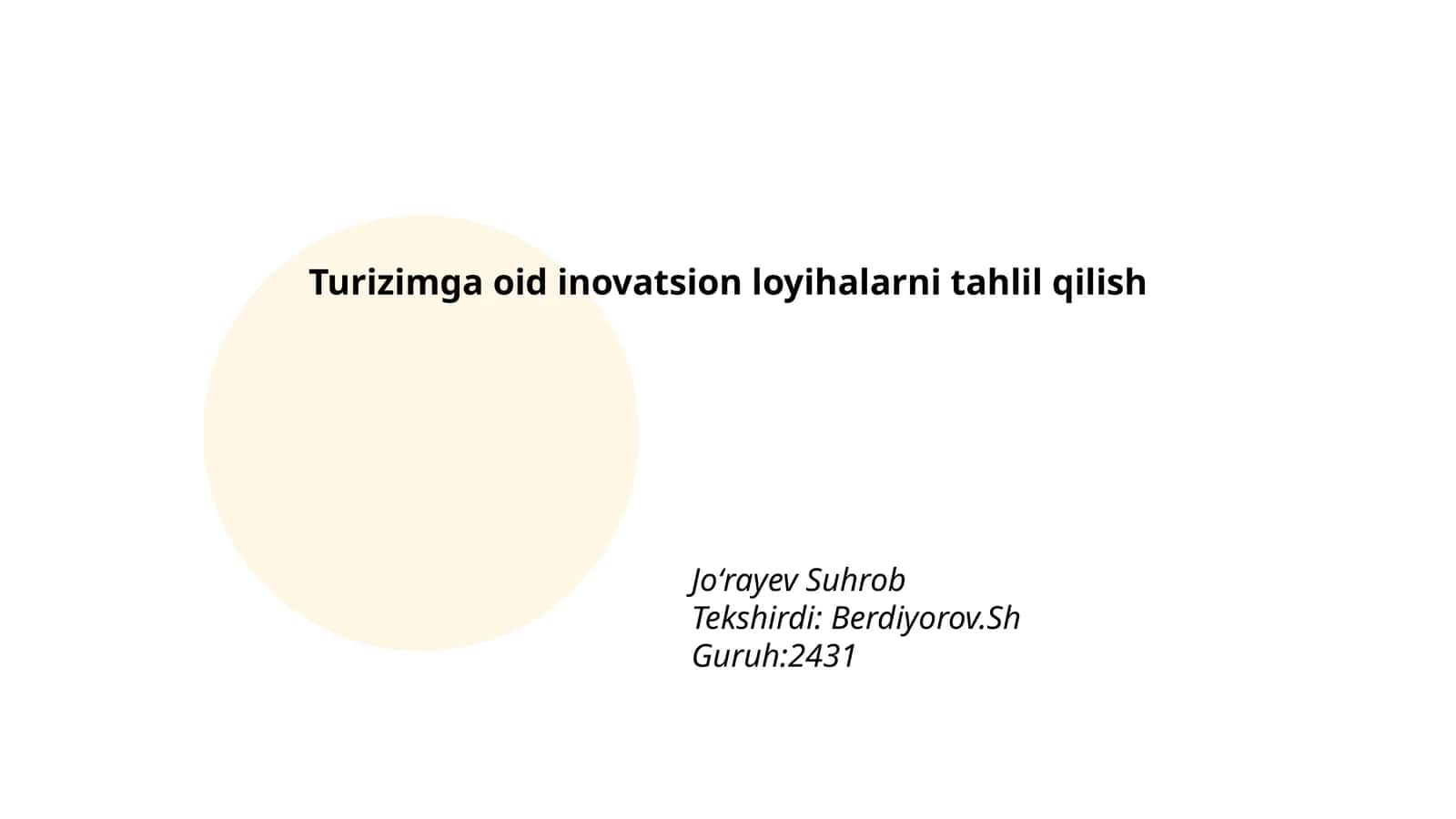 Barqaror turizm uchun innovatsion texnologiyalar 1