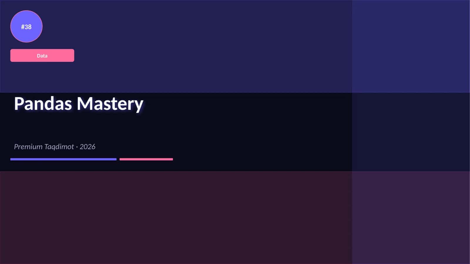 Pandas Mastery 1