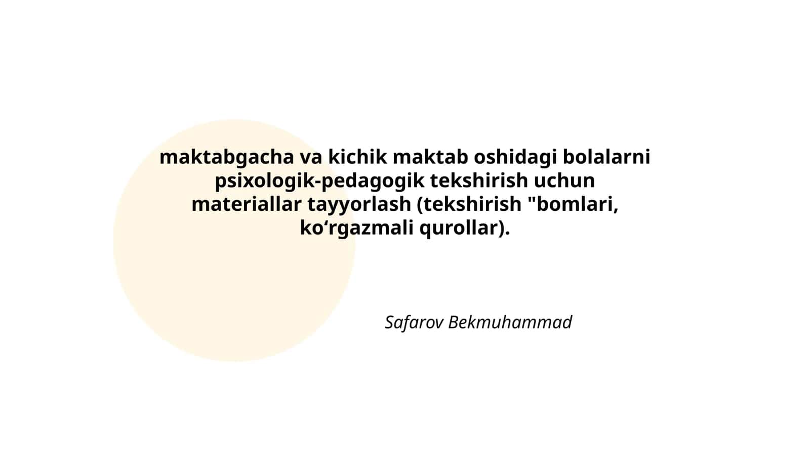 Psixologik-pedagogik tekshirish materiallari 1
