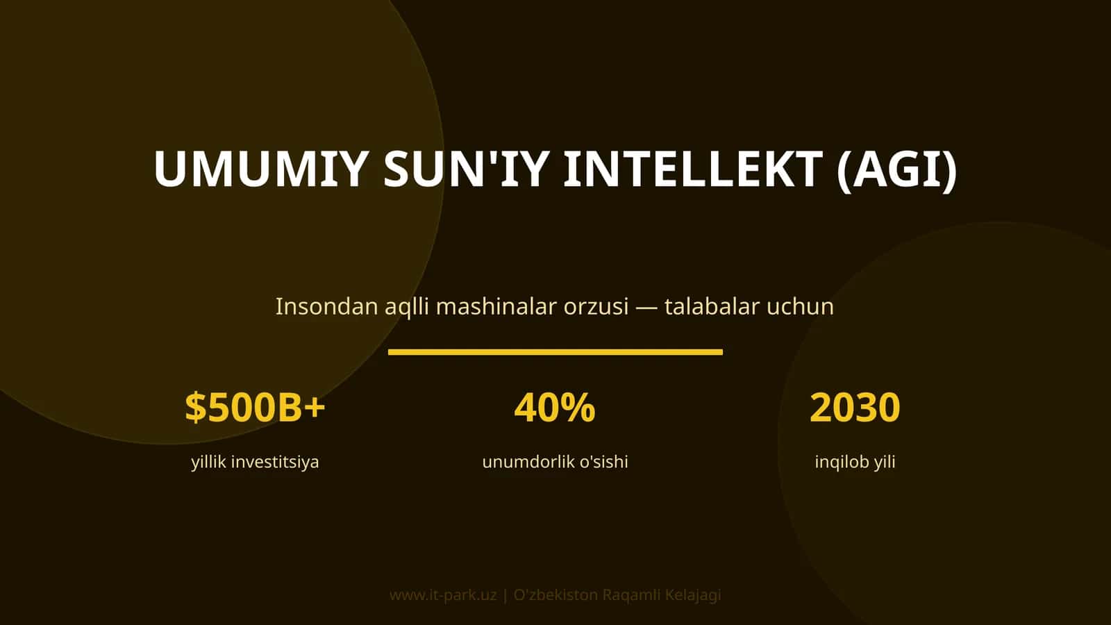Umumiy sun'iy intellekt (AGI) 1
