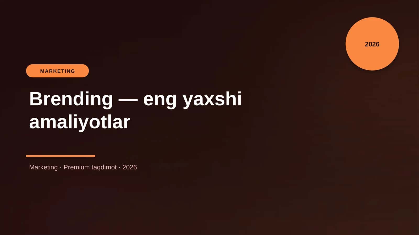 Brending — eng yaxshi amaliyotlar 1