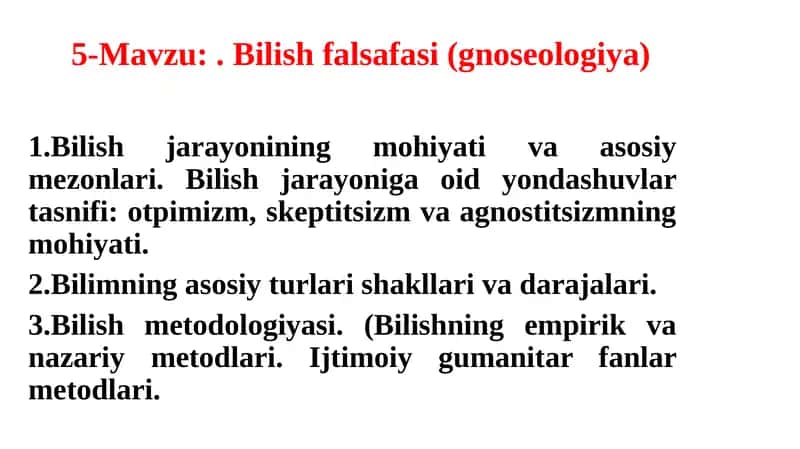 Gnoseologiya 1