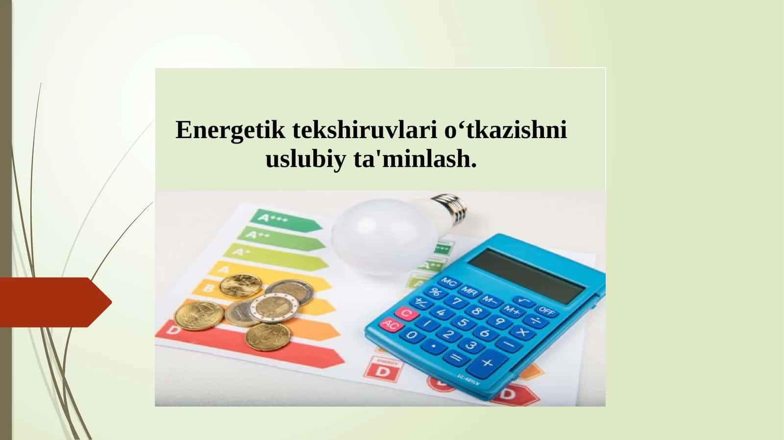Energetik tekshiruvlari o‘tkazishni uslubiy ta'minlash 1