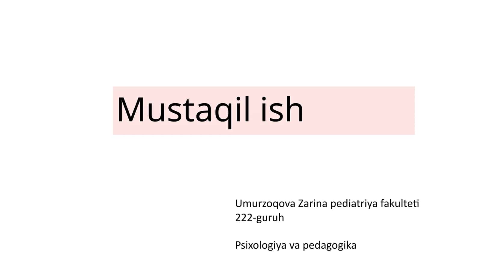 Shaxsning Psixik Bilish Jarayonlari: Tafakkur, Nutq va Hayol 1