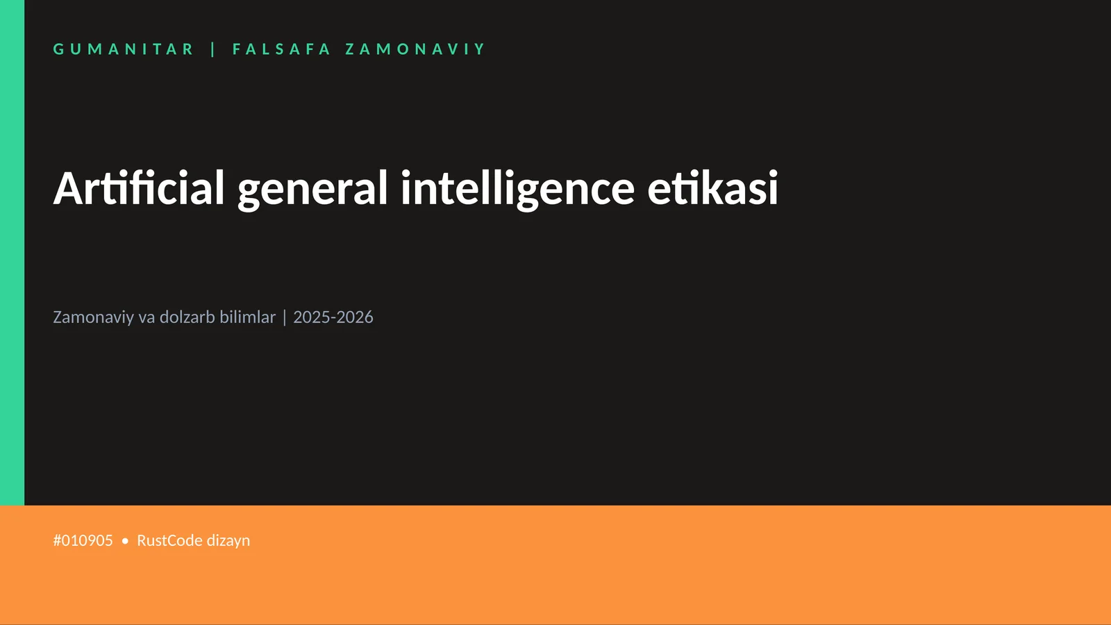 Artificial general intelligence etikasi 1