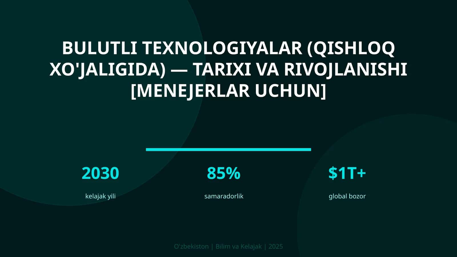 Bulutli texnologiyalar (qishloq xo'jaligida) — tarixi va rivojlanishi [menejerlar uchun] 1