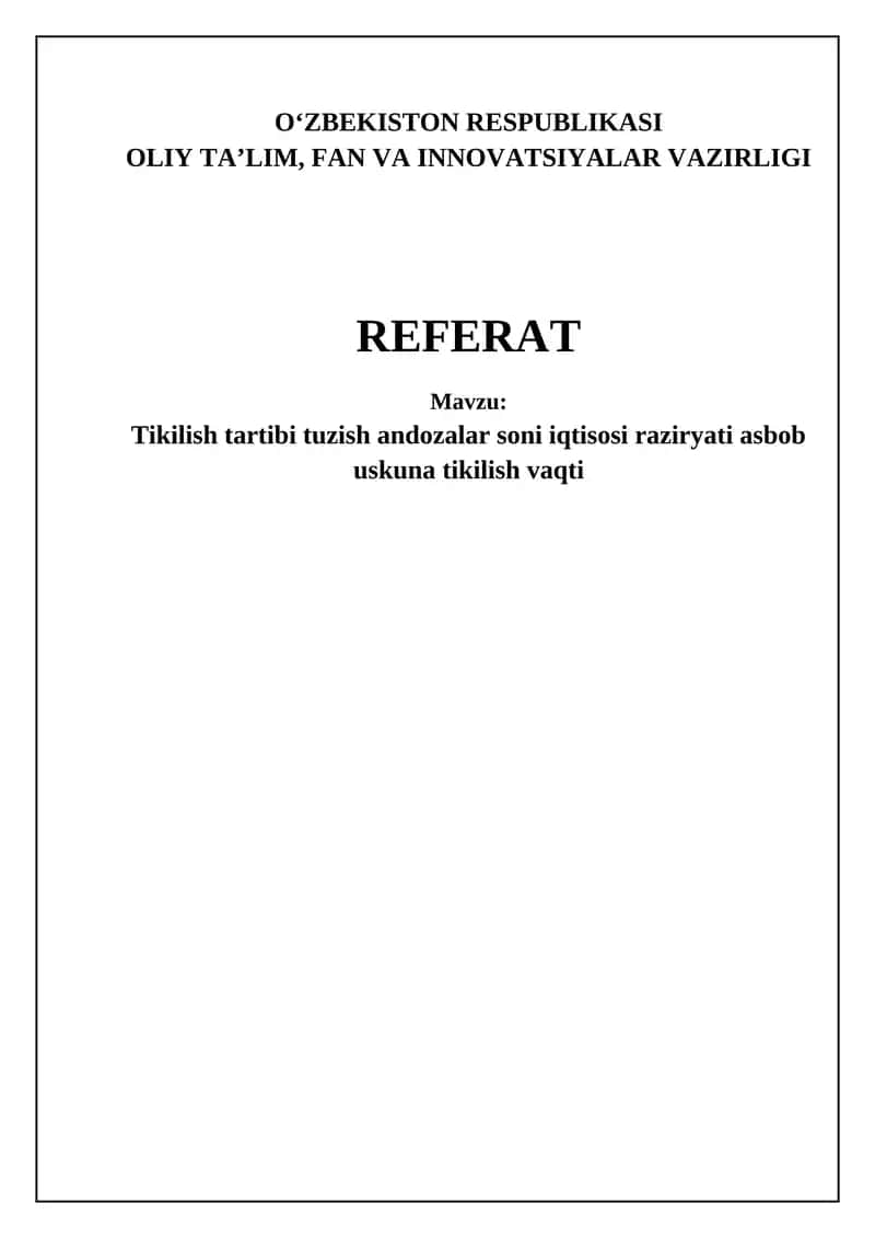 Tikuv ketma-ketligining asoslari va naqsh raqami 1