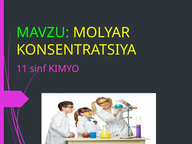 MOLYAR KONSENTRATSIYA 1