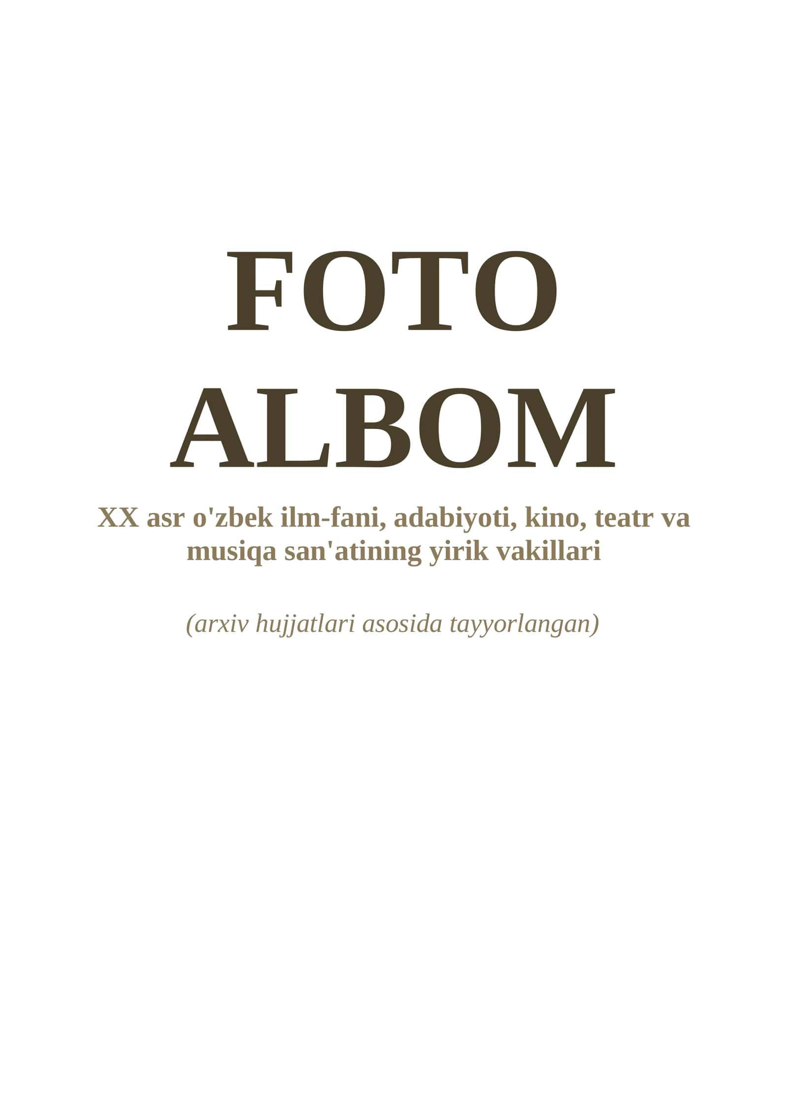 FOTO ALBOM 1