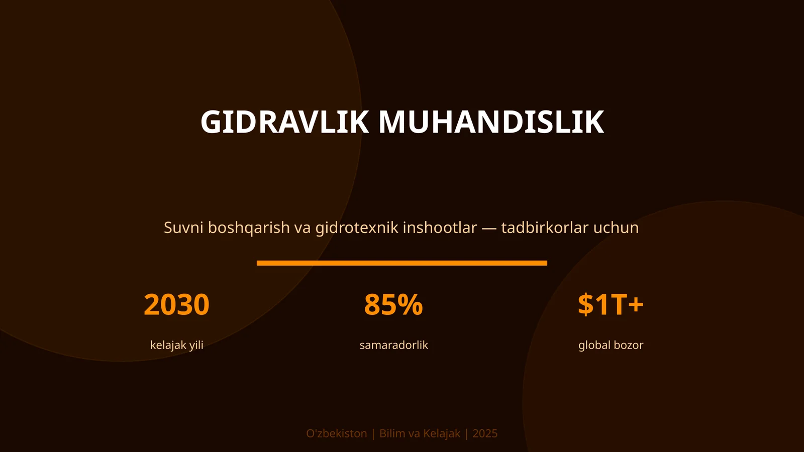 Gidravlik muhandislik 1