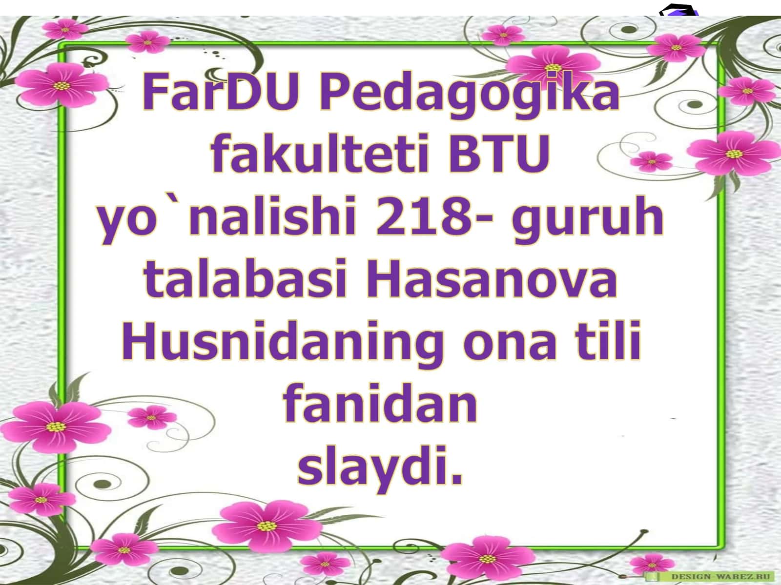 Sodda va murakkab kesim 1