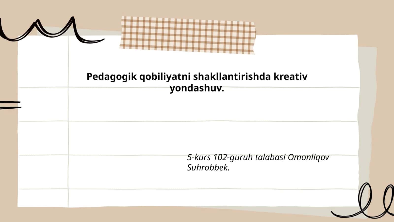 Pedagogik qobiliyatni shakllantirishda kreativ yondashuv 1