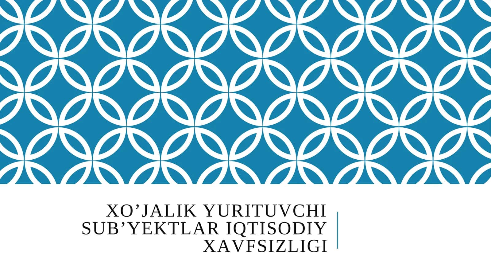 Xoʼjаlik yurituvchi sub’yektlаr iqtisodiy xаvfsizligi 1