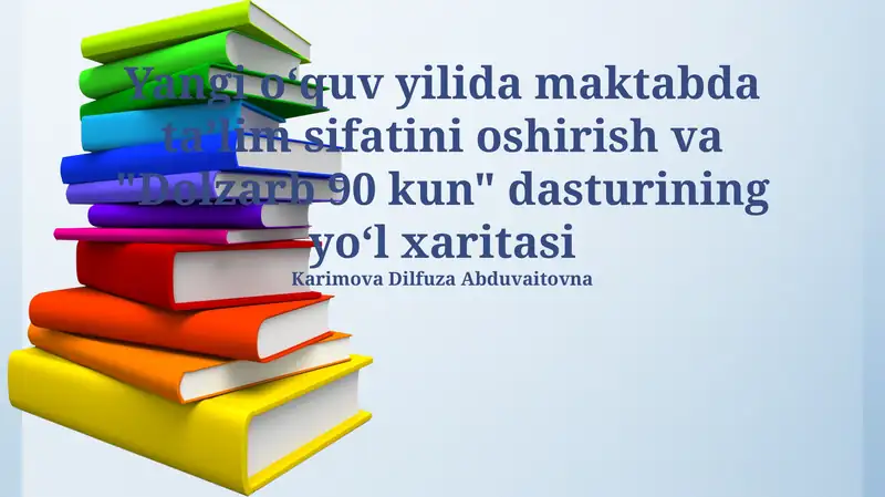 "Dolzarb 90 Kun" dasturi 1