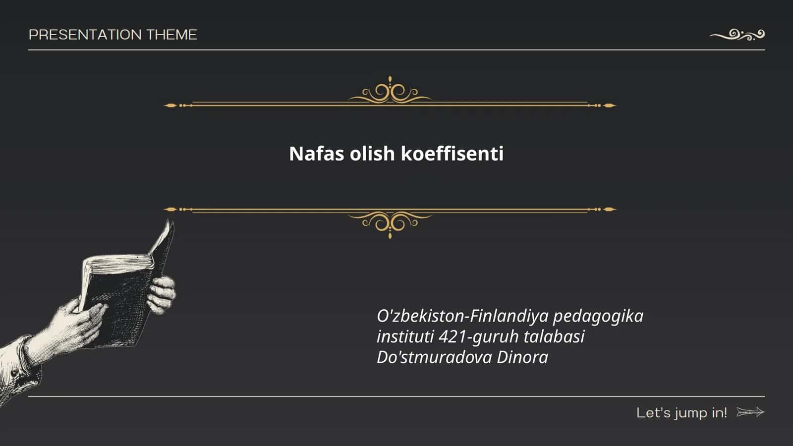 Nafas olish koeffisenti 1