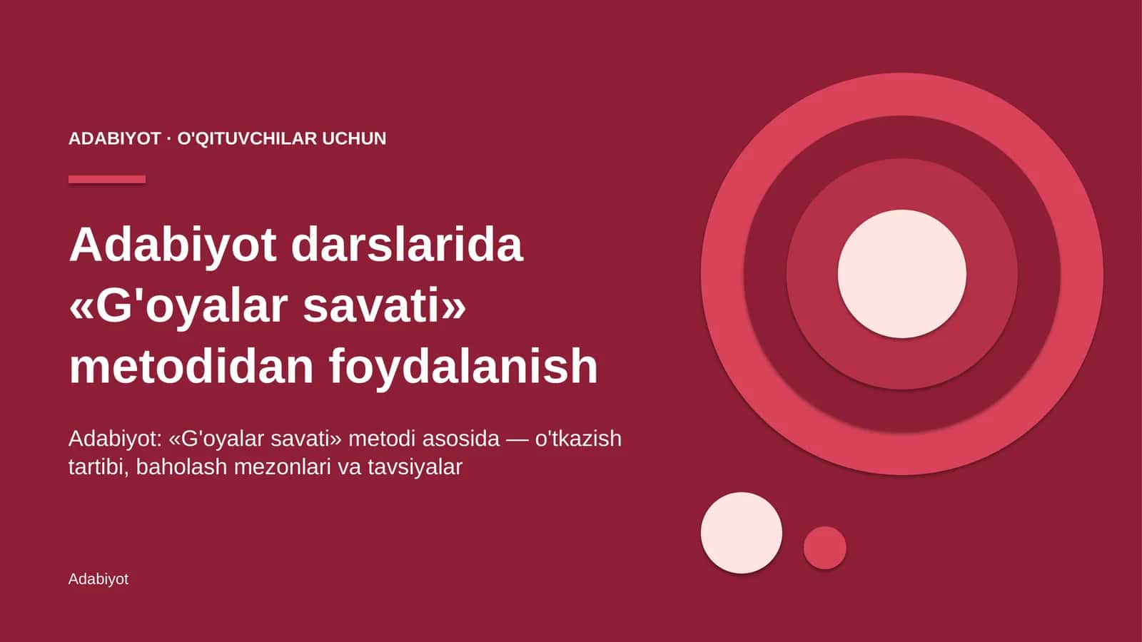 adabiyot darslarida g'oyalar savati metodidan foydalanish 4737 1