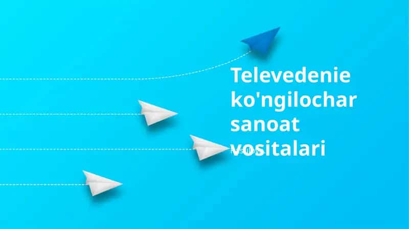Televedenie ko'ngilochar sanoat vositalari 1