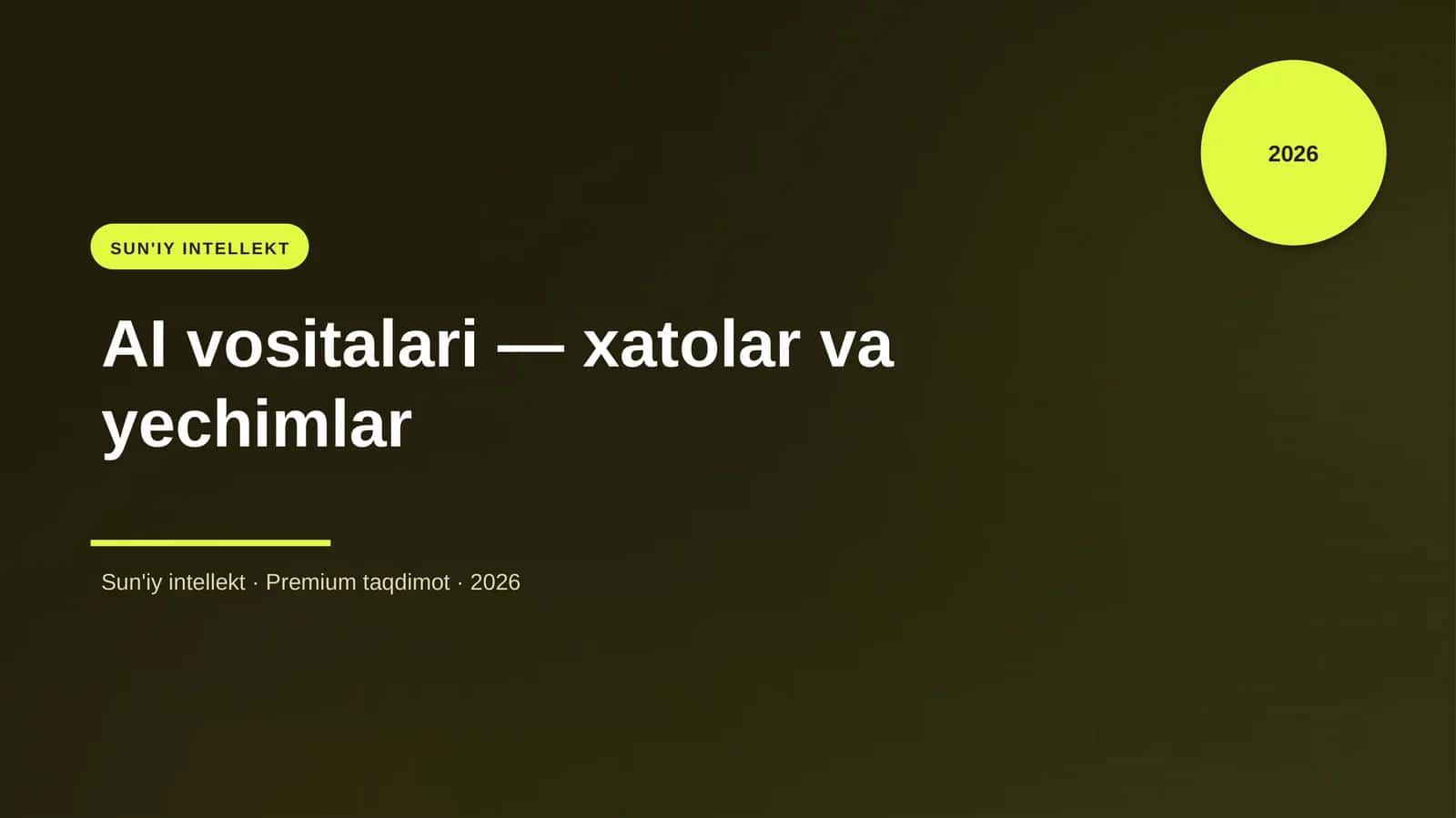 AI vositalari — xatolar va yechimlar 3