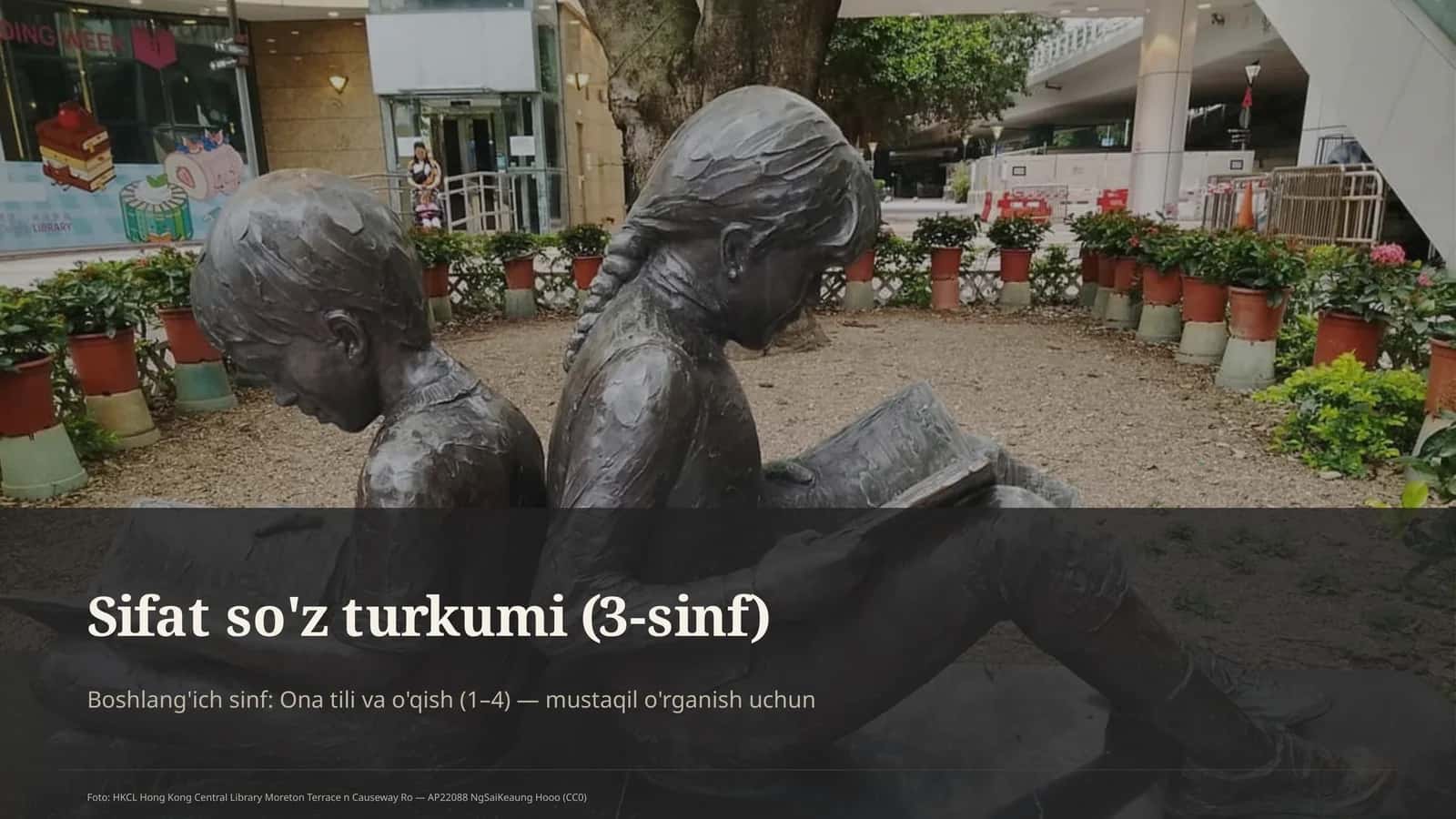 Sifat so'z turkumi (3-sinf) 1