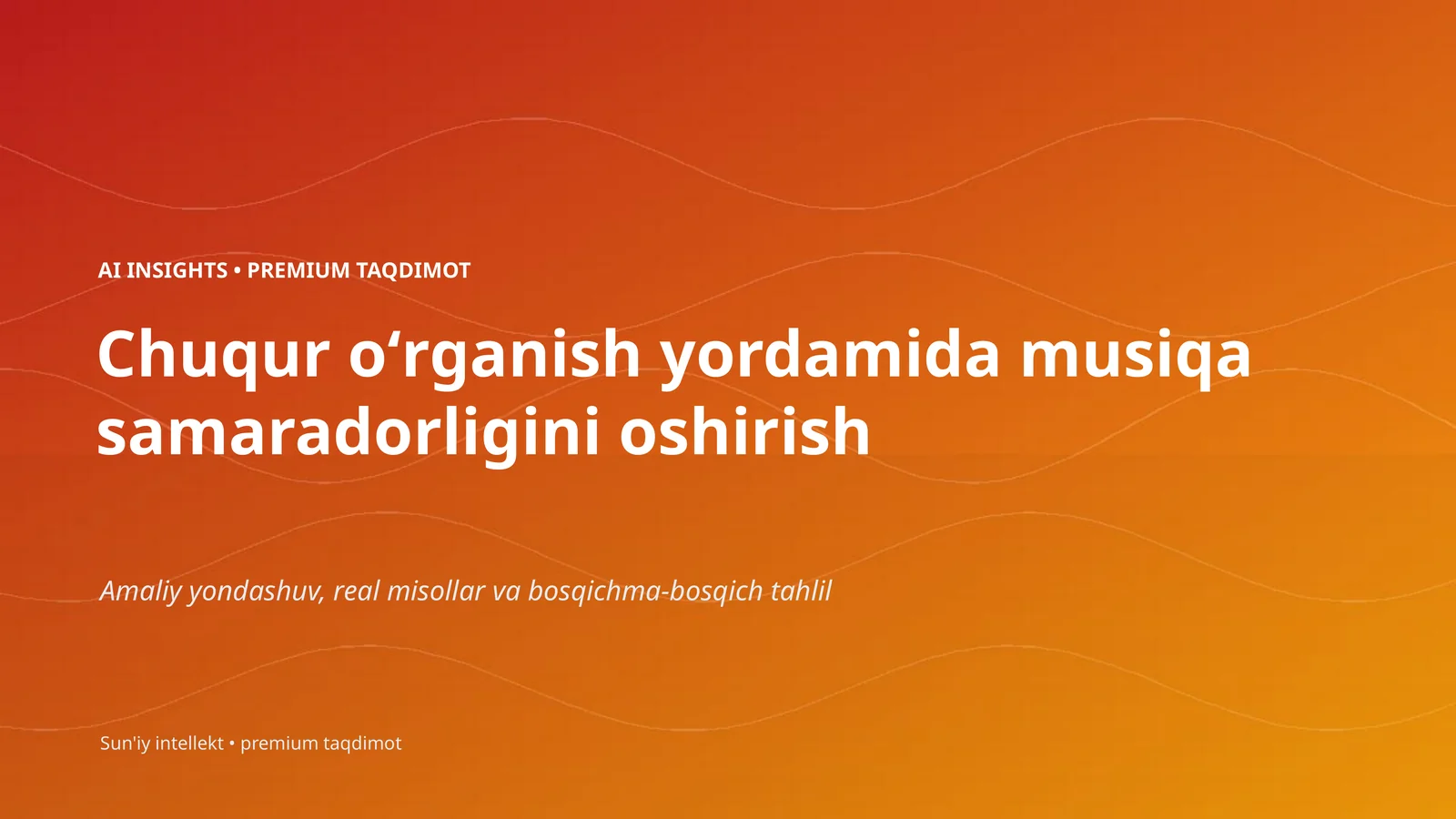 AI INSIGHTS • PREMIUM TAQDIMOT 1