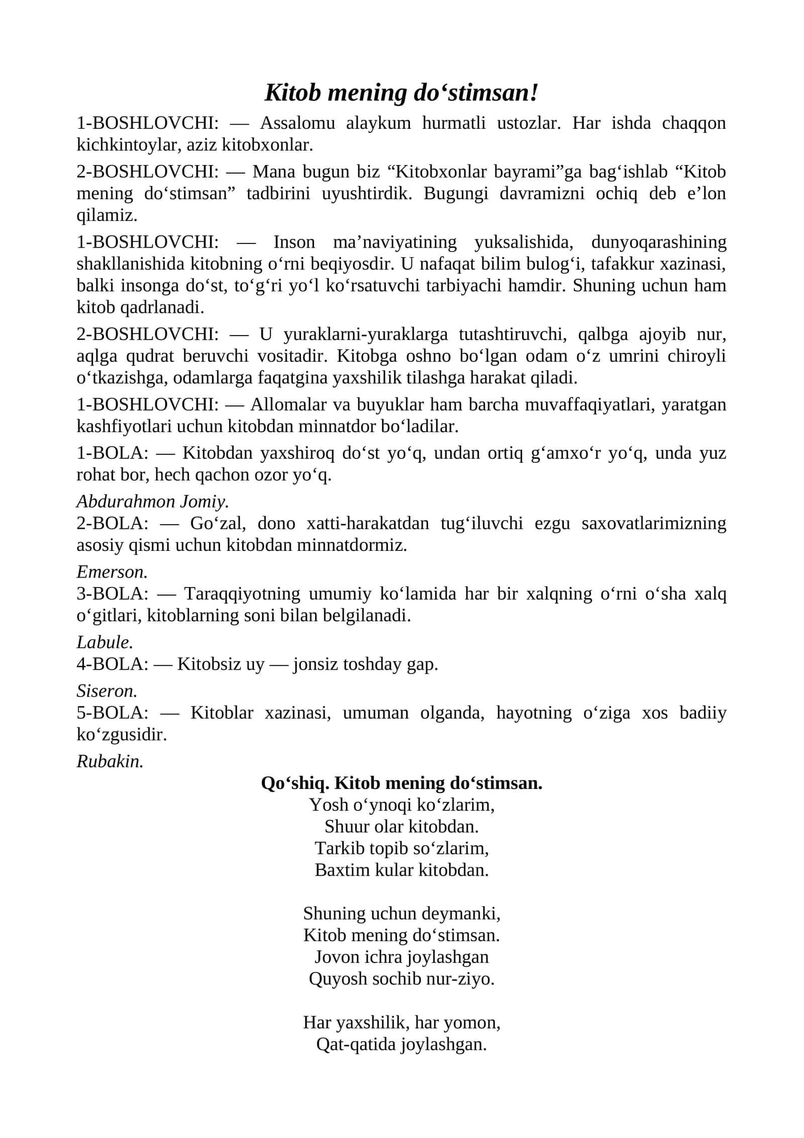 Kitob mening do‘stimsan 1