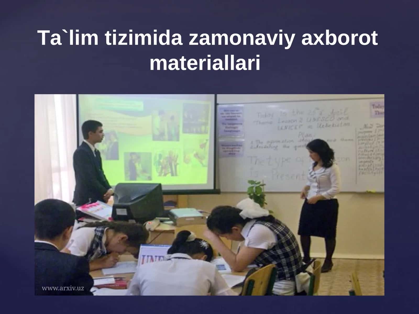 Ta`lim tizimida zamonaviy axborot materiallari 1