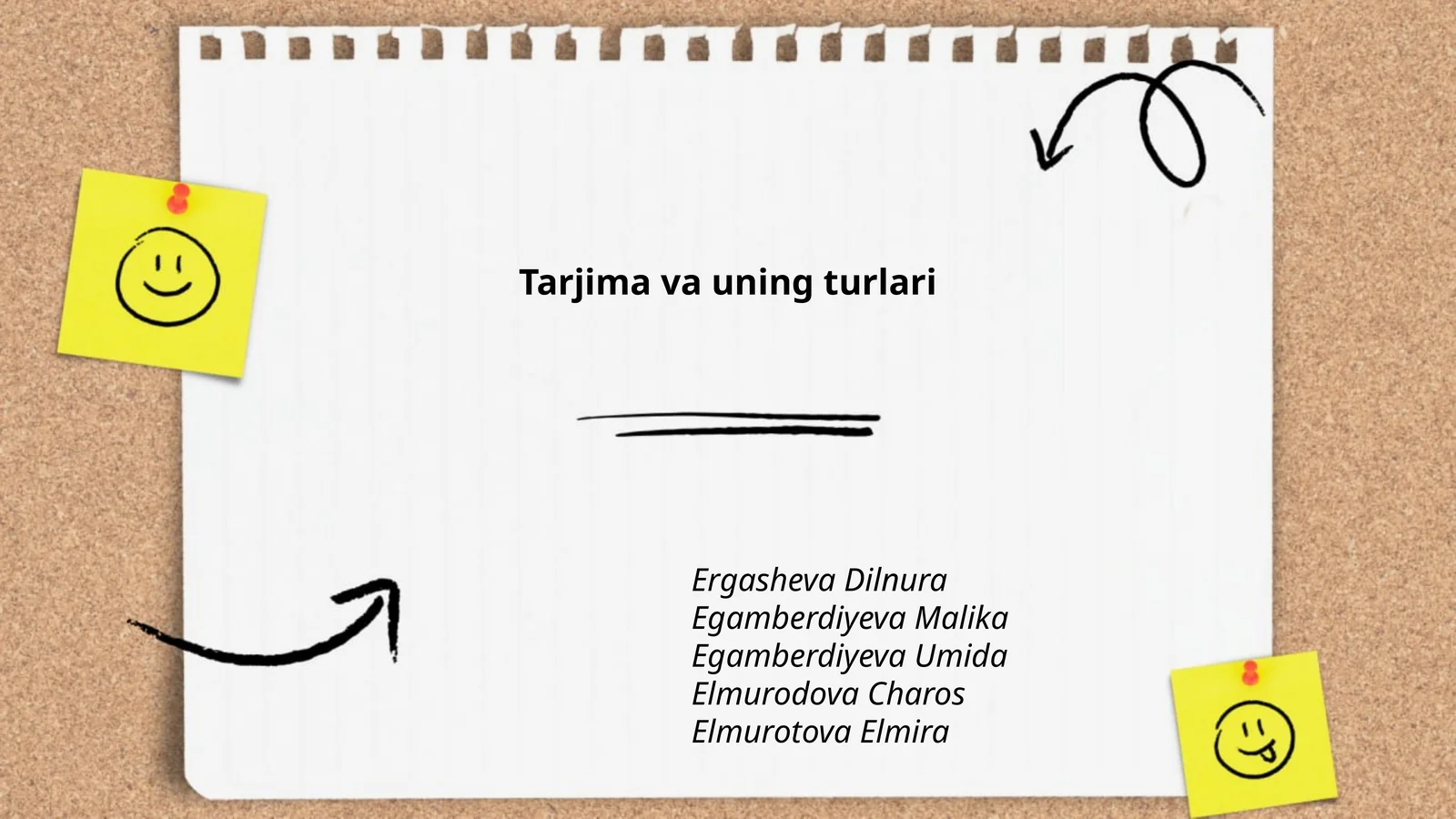Tarjima va uning turlari 1
