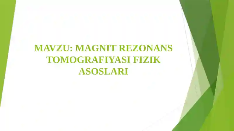 Magnit-rezonans tomografiya