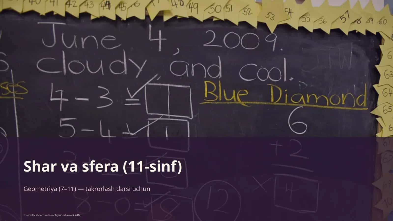 Shar va sfera (11-sinf) 3
