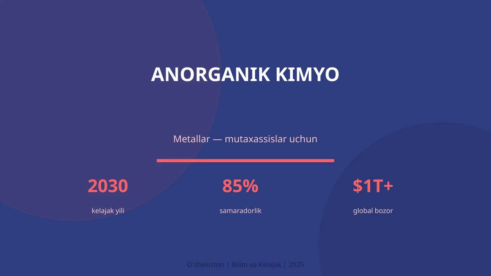 ANORGANIK KIMYO 1