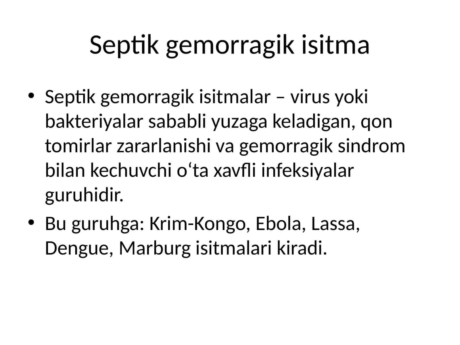 Septik gemorragik isitma 1