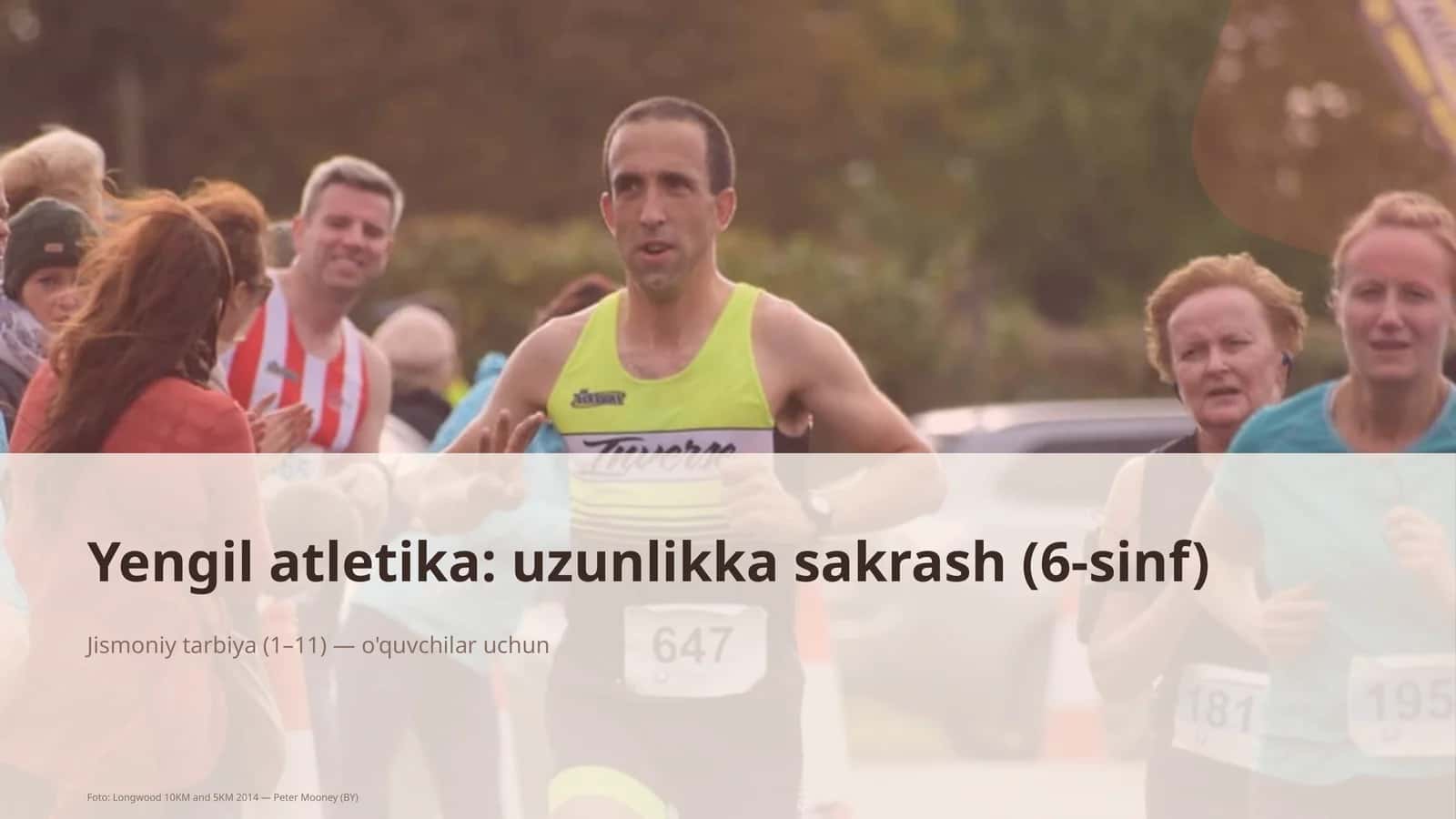 Yengil atletika: uzunlikka sakrash (6-sinf) 1