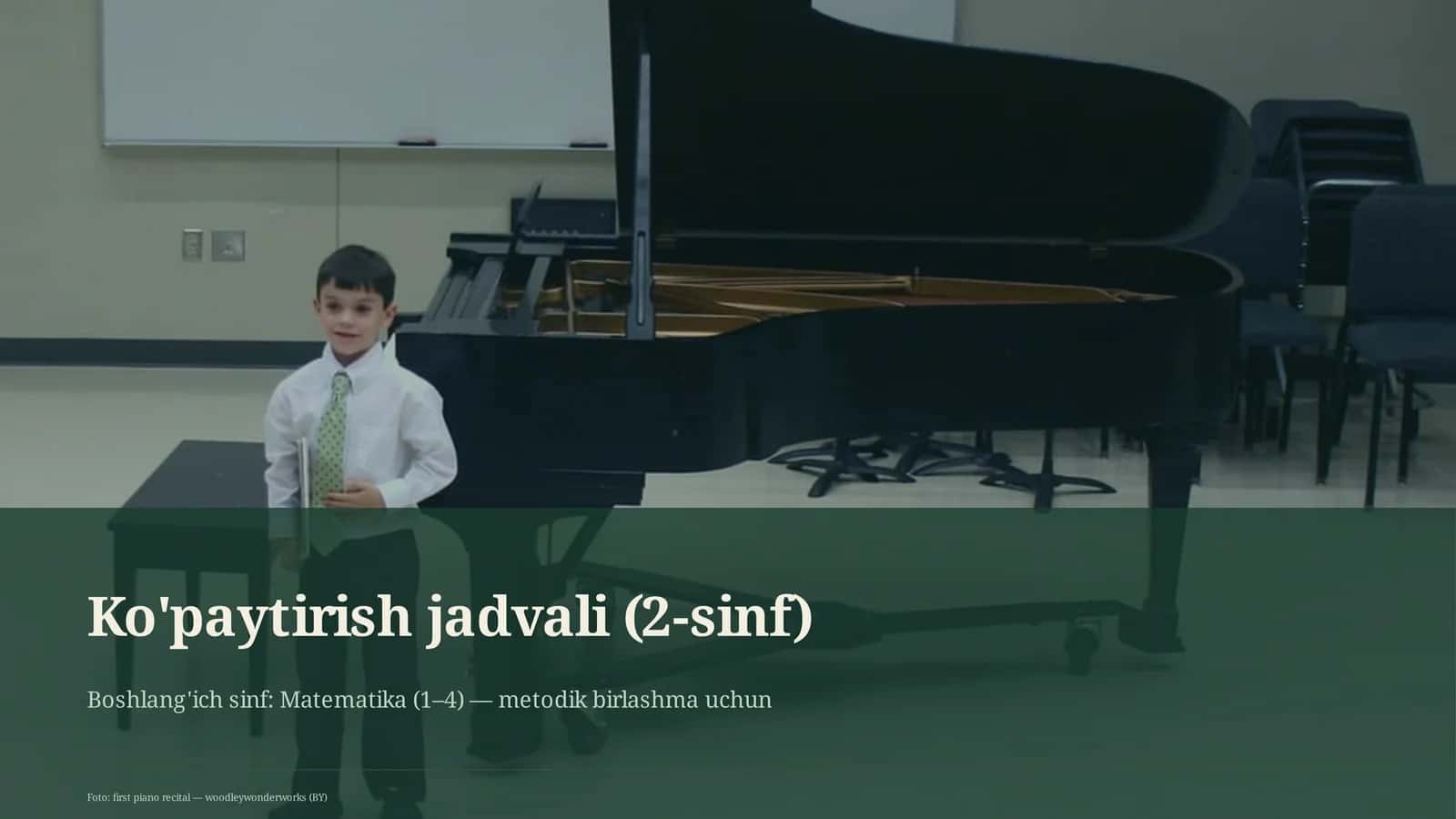 Ko'paytirish jadvali (2-sinf) 1